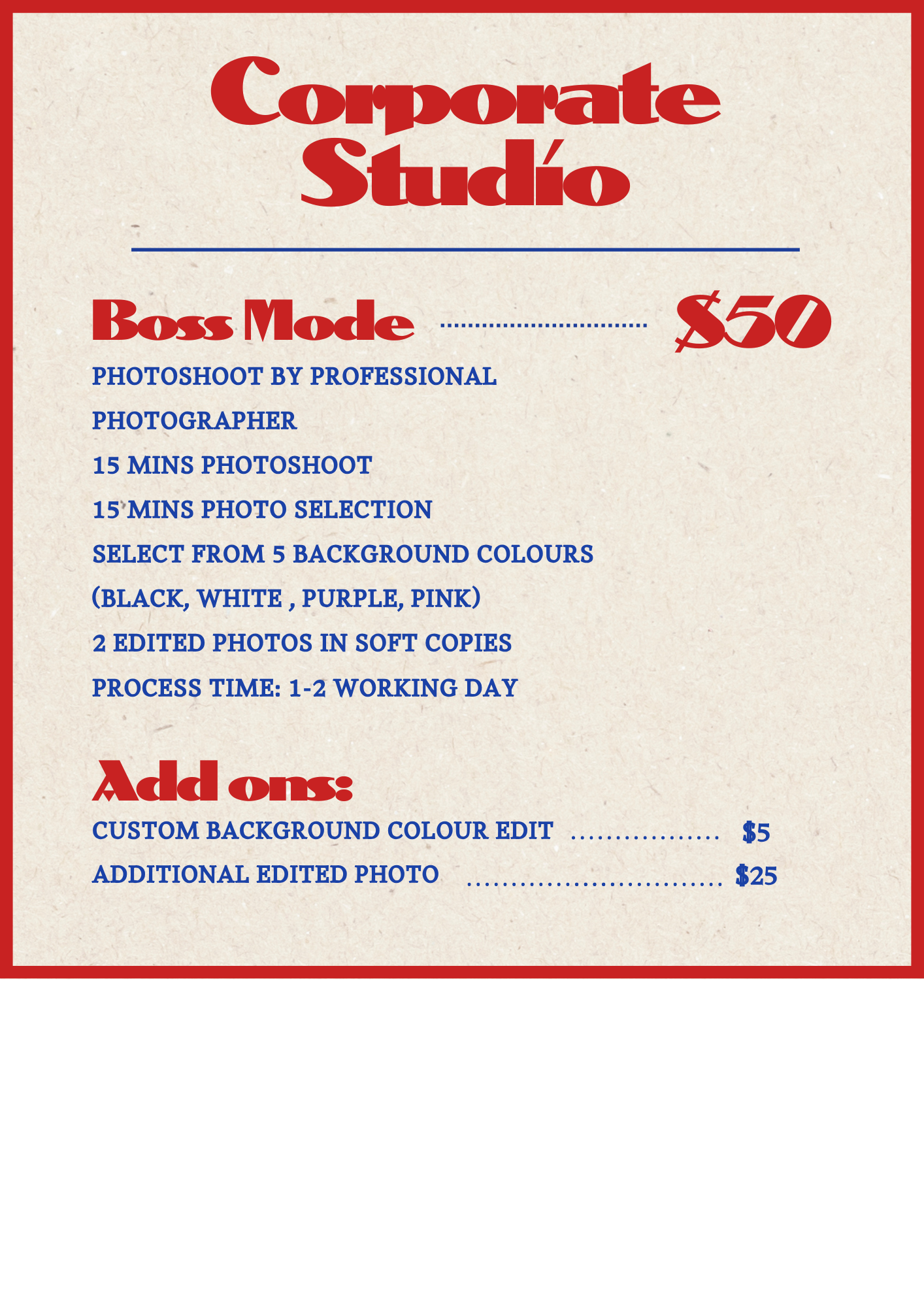 Corporate Photo Studio